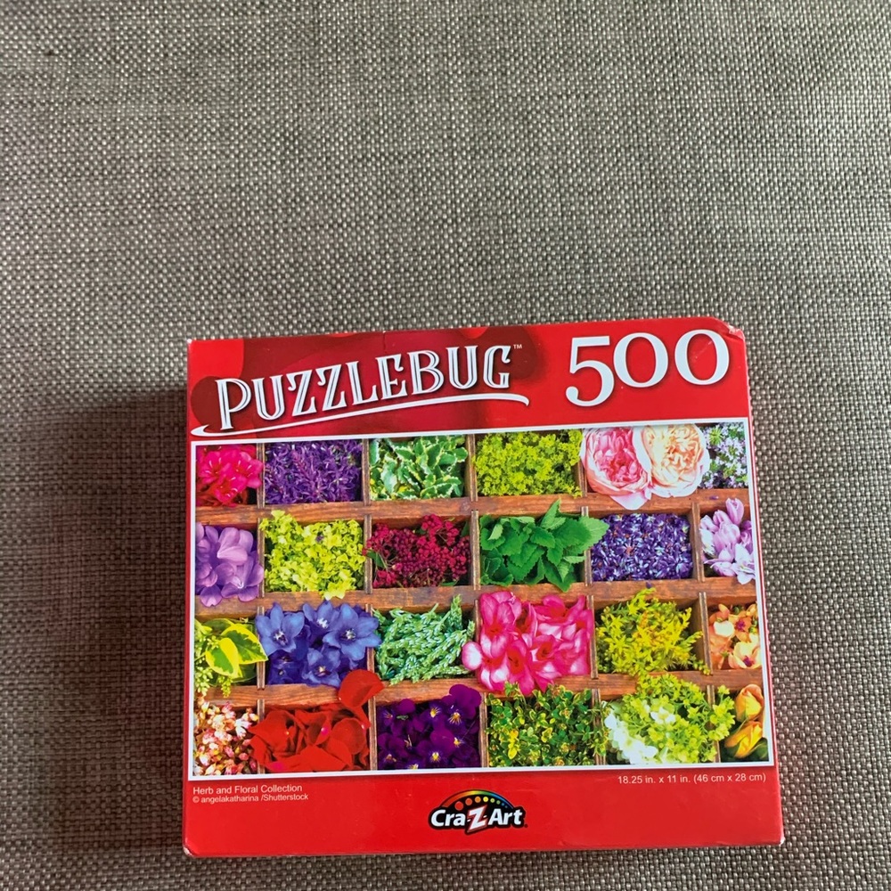Herb and floral collection jigsaw puzzle